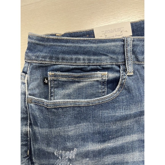 NWT Judy Blue Womens Mid Rise Skinny Fit Jeans Size 24W Distressed Stretch - Picture 3 of 14